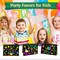 Rainbow Scratch Art Party Favors for Kids – 24-Pack Scratch Notebooks with Styluses, Stencils & Gift Bags, Perfect Classroom Birthday Gifts, Goodie Bag Stuffers & School Prizes (24 Pack Party)